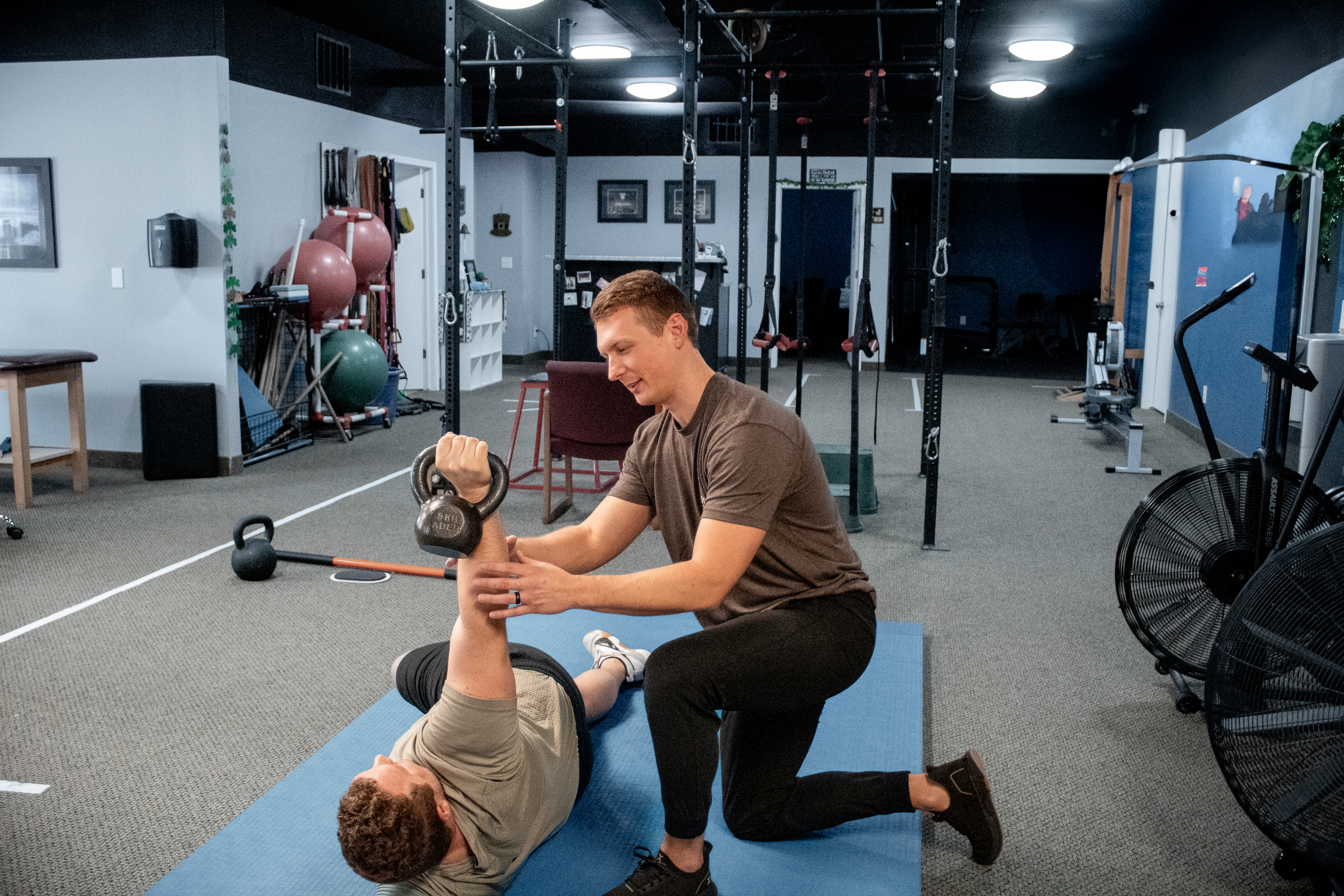 A personalized exercise program combining mobility, stability, and strength